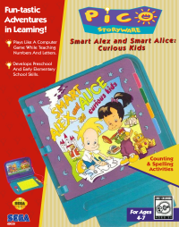 Smart Alex and Smart Alice: Curious Kids Sega Pico  box art
